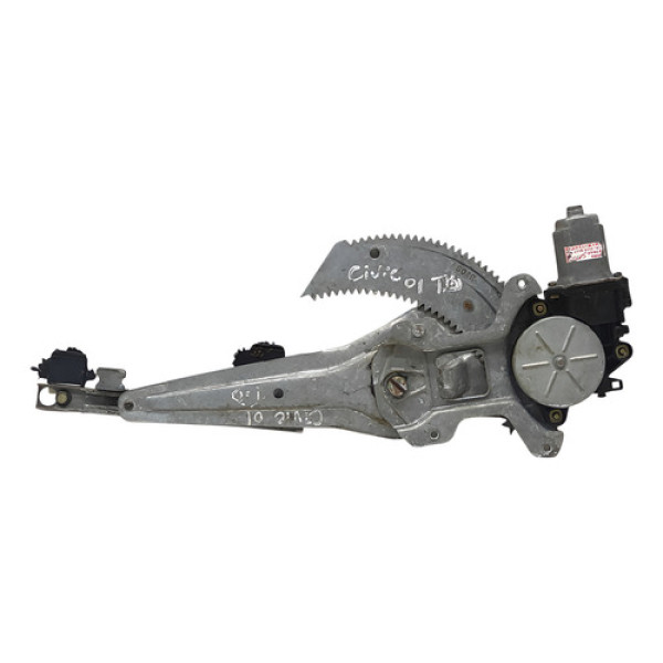 Máquina Vidro Traseiro Direito Honda Civic 2001 2006