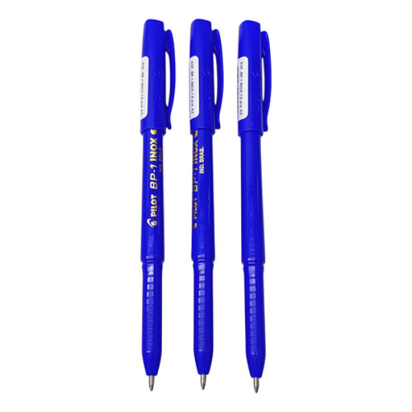 Kit 3 Canetas Esferográfica Pilot Média 1.0mm Cor Azul